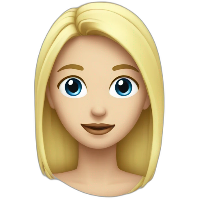 Woman MT07 bleu emoji