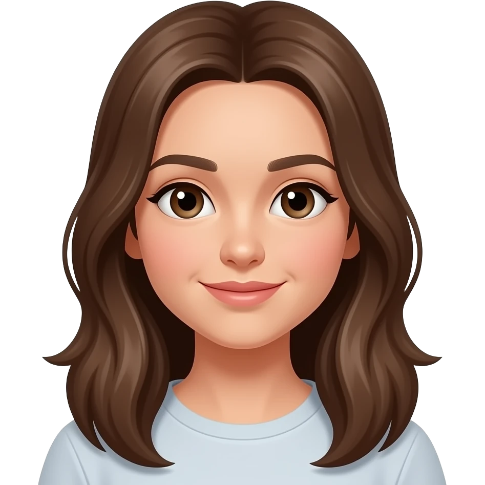 Remove the beard and make it a girl face with long hair emoji