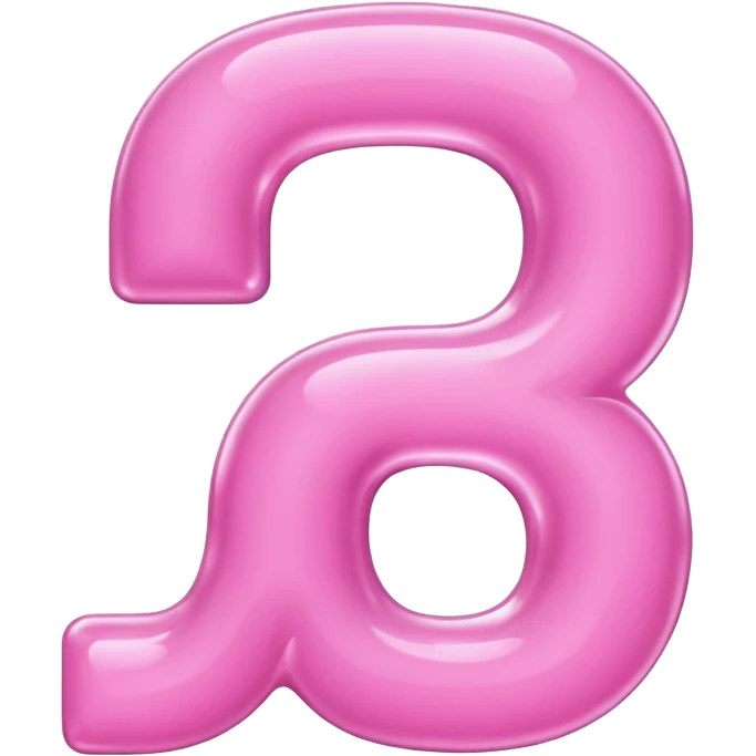 The Pink letter P 
 emoji