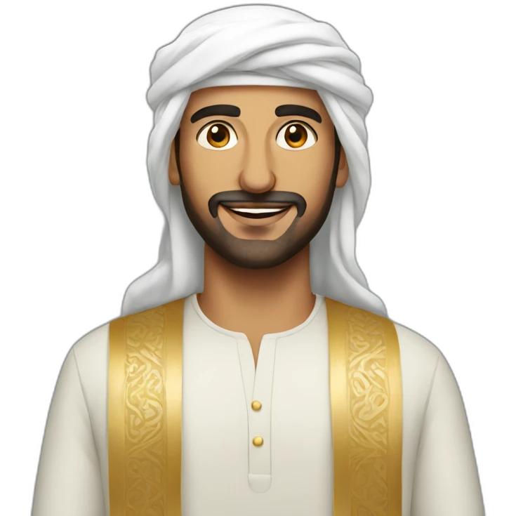 Arabic man rich emoji