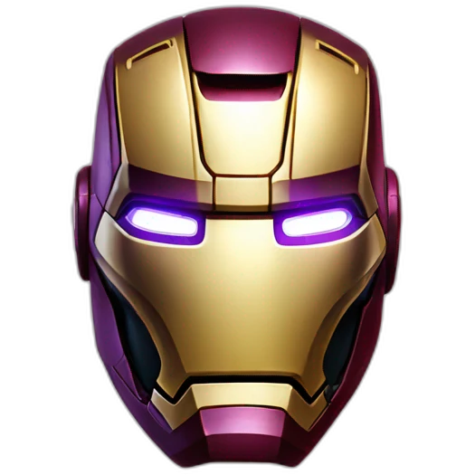 Ironman with Thanos infinity gauntlet emoji
