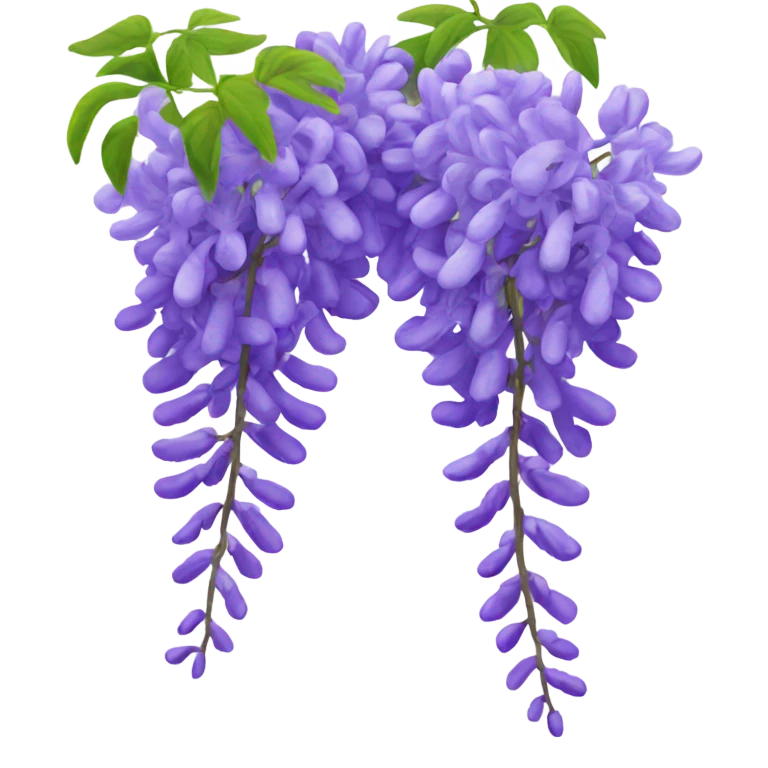 Wisteria vine emoji