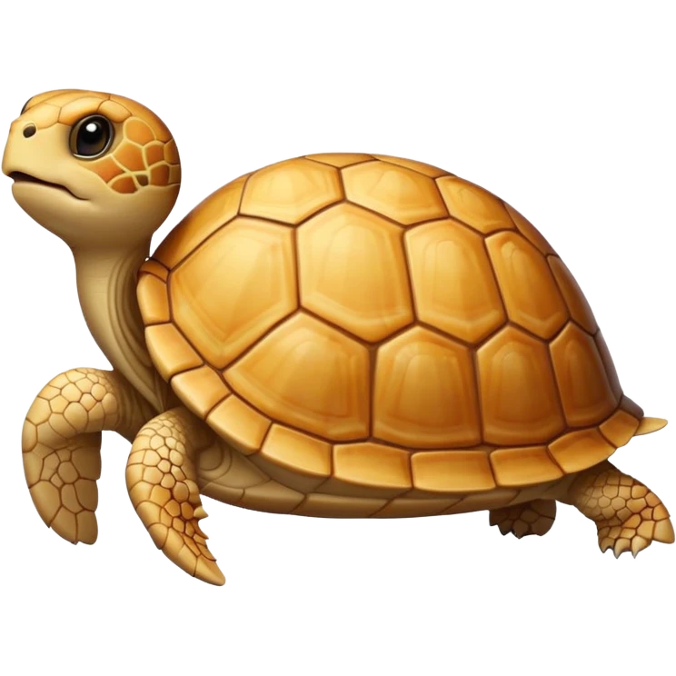 a cute beige domestic turtle  emoji
