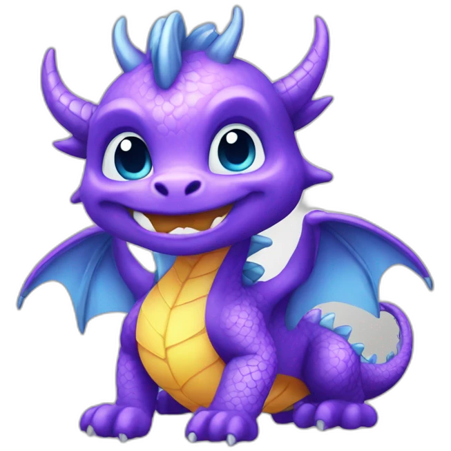 dragon cute CRISTAL emoji
