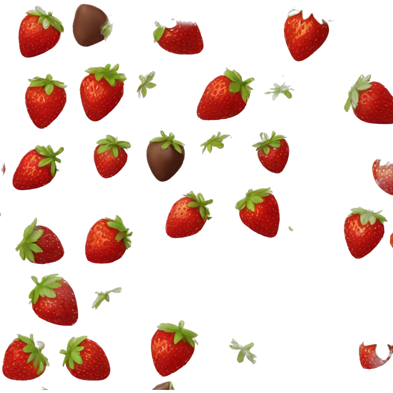 chocolate strawberry emoji