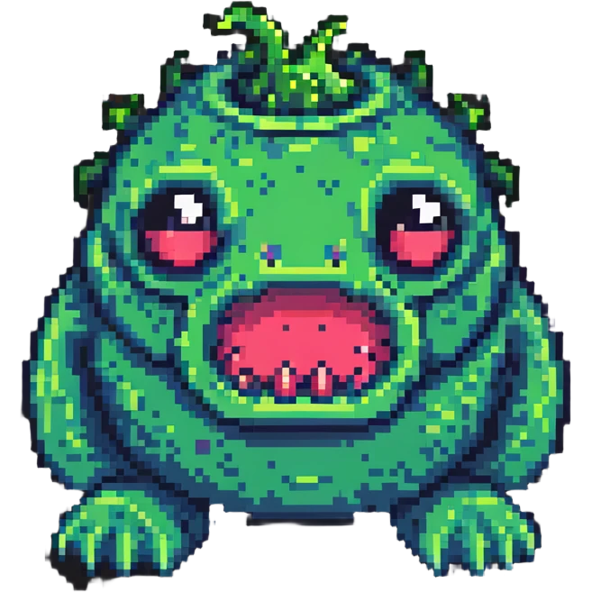 Slime monster emoji