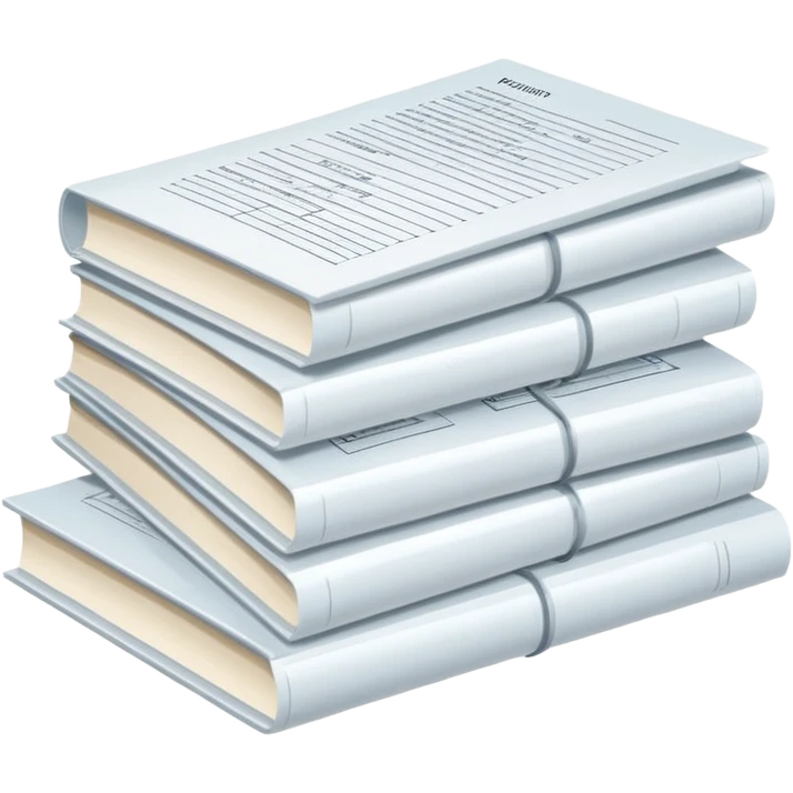 Pile of patent papers emoji