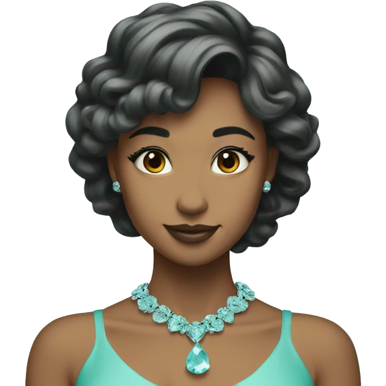 Tiffany color hart  emoji