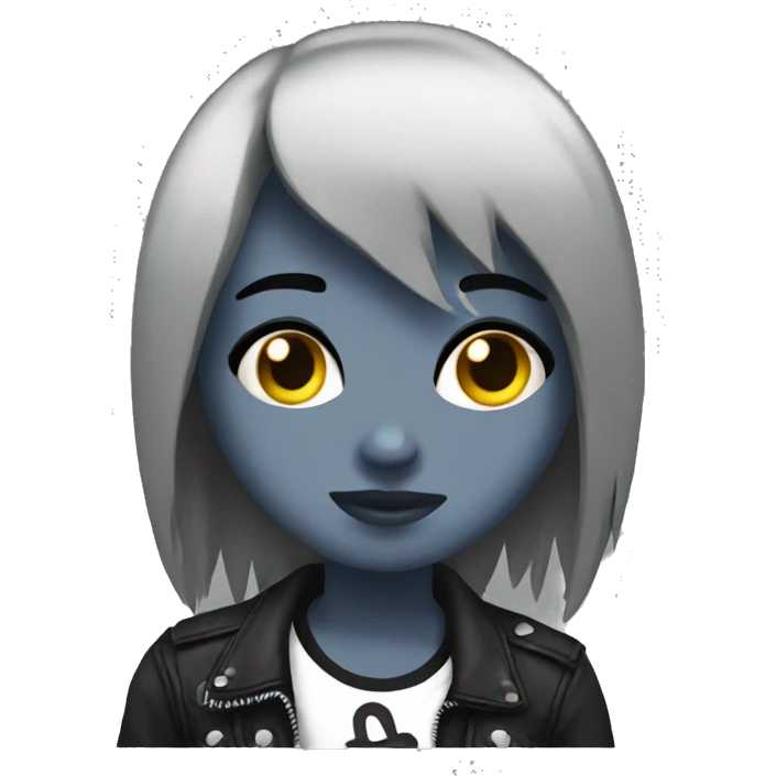 Chica emo emoji