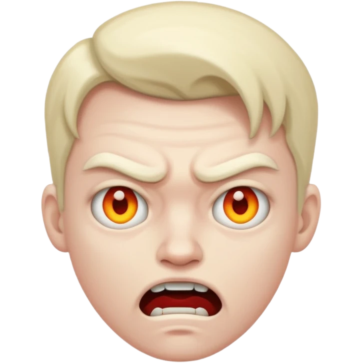 Mad face emoji
