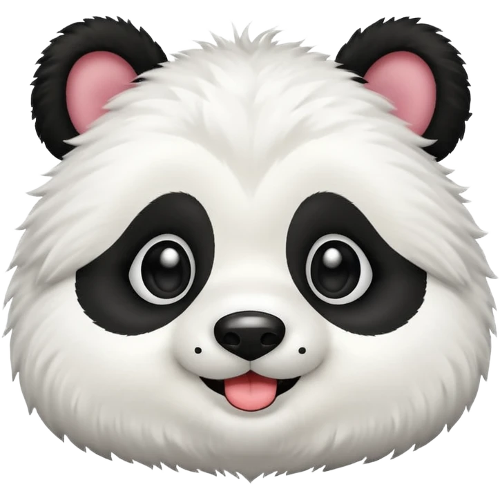 A panda dog emoji