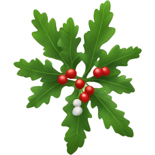 Mistletoe emoji