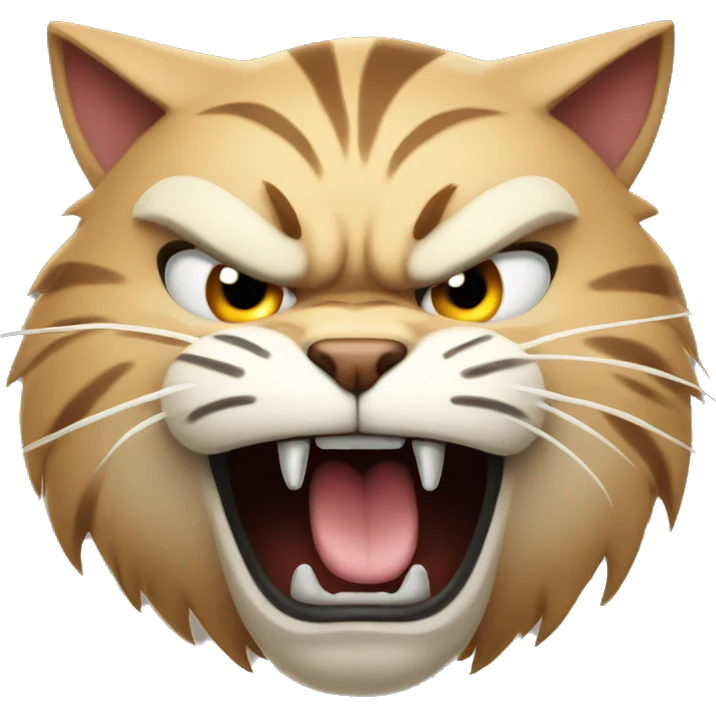Big angry cat emoji