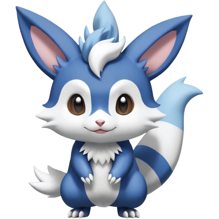 Shiny Furret-Minccino-Meowstic-Zangoose-Hybrid (Full body) emoji