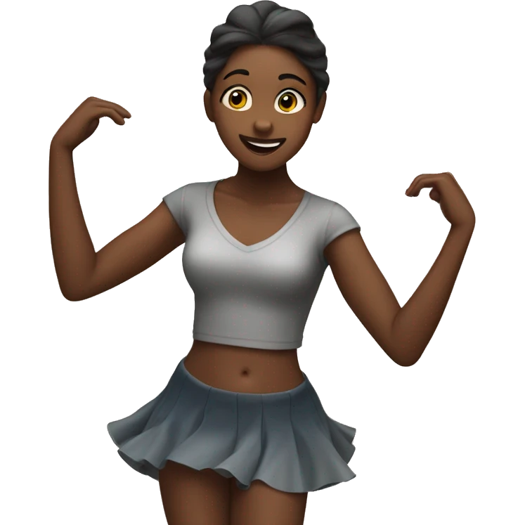 Caporal Girl dancing emoji