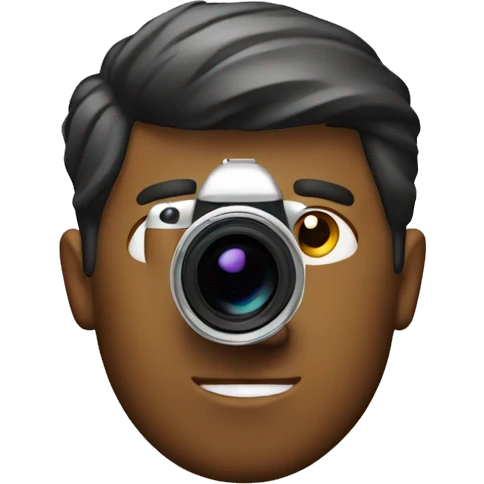 guy with a camera emoji