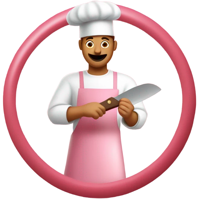 guy serving bologna  emoji