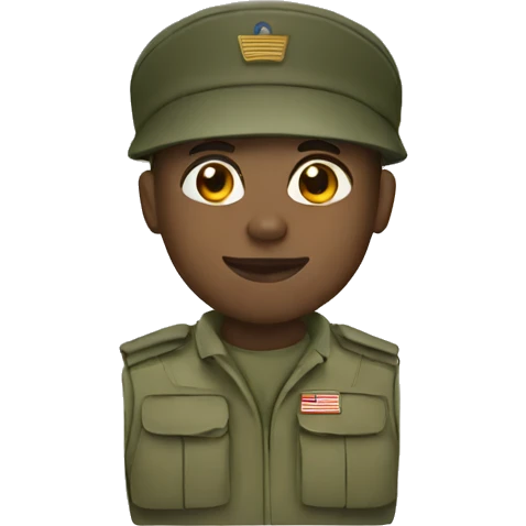 military soldier emoji