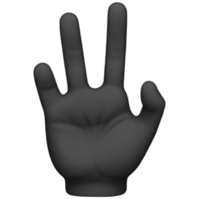 Gang hand sign emoji