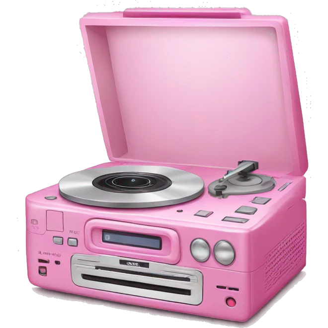 cd player pink emoji