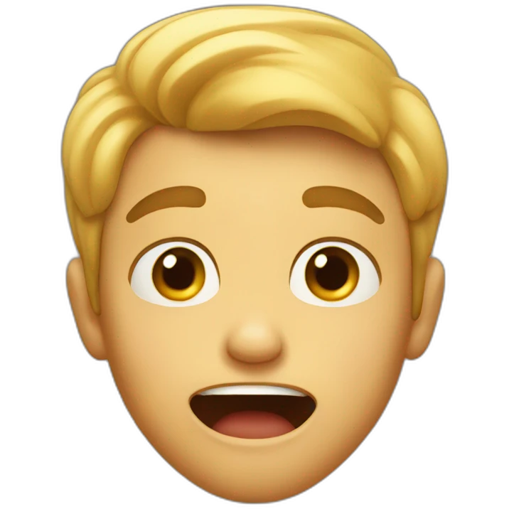 surprised boy emoji