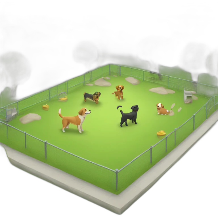 The dog park emoji