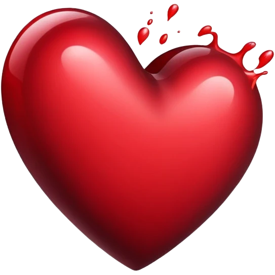 Dark crimson heart  emoji