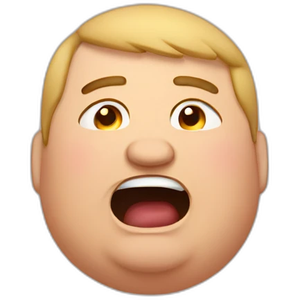 transgender fat man crying emoji