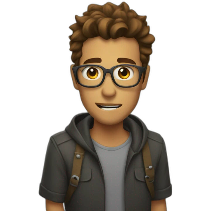 Armadefuego con una rana emoji