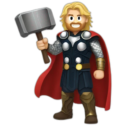 Thor WITH HAMMER emoji