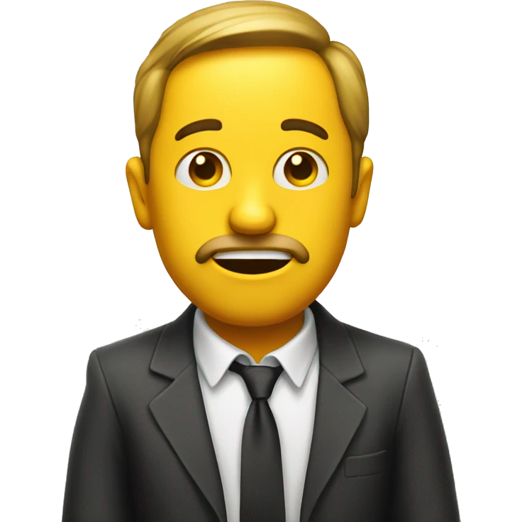The classic yellow face emoji giving you a side eye emoji