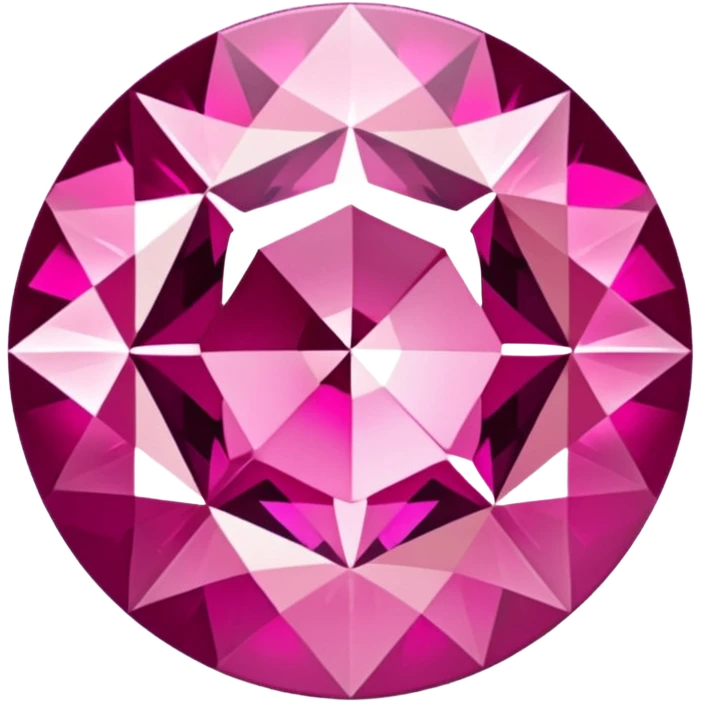 Pink diamond emoji emoji