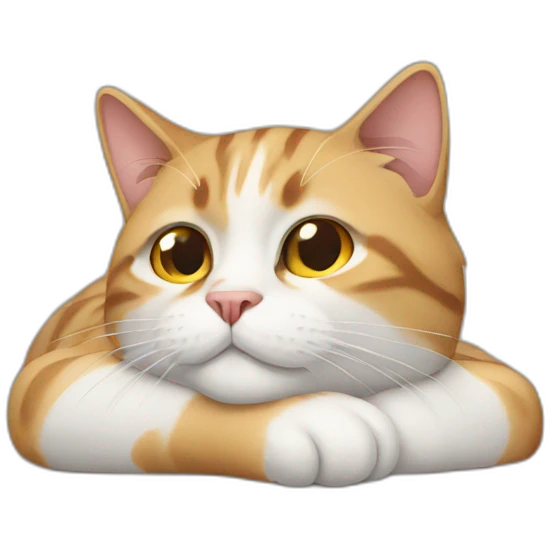 laid back cat emoji