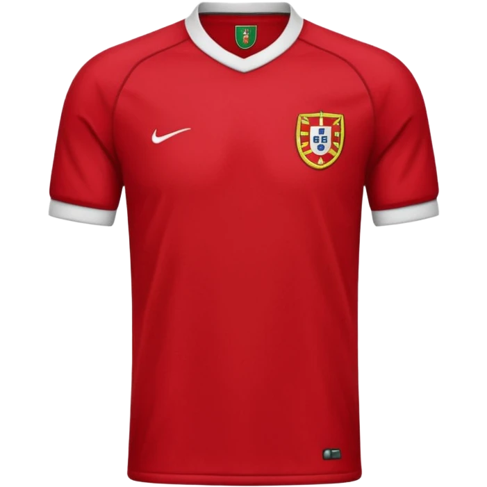 red Portugal football shirt emoji