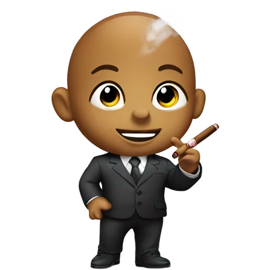 Baby boss smoke  emoji