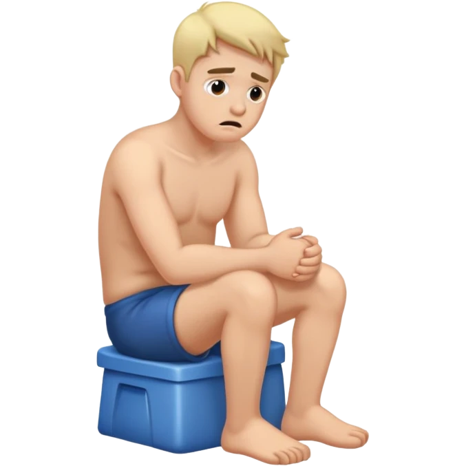 un mec qui fait caca emoji