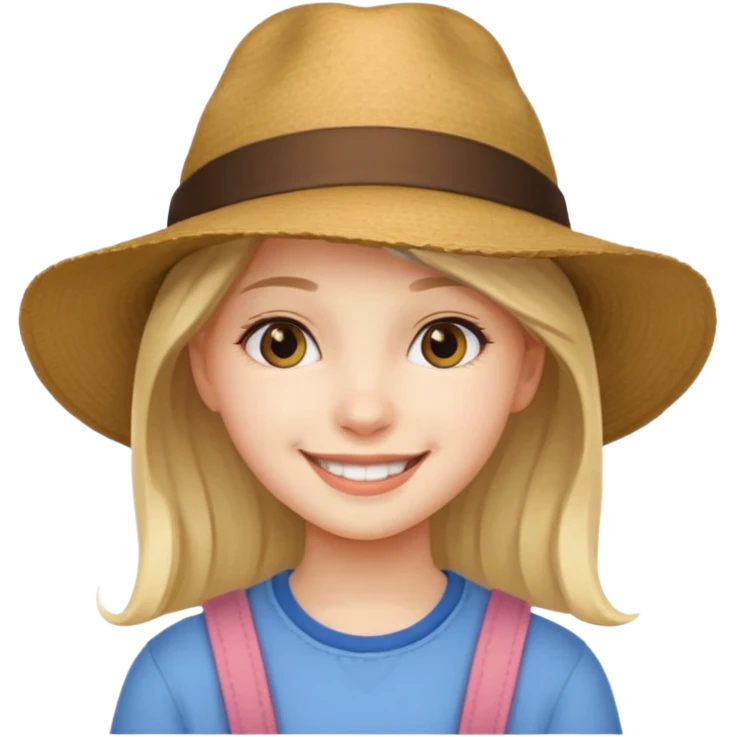 Stikers of a girl which hat 15 years old emoji