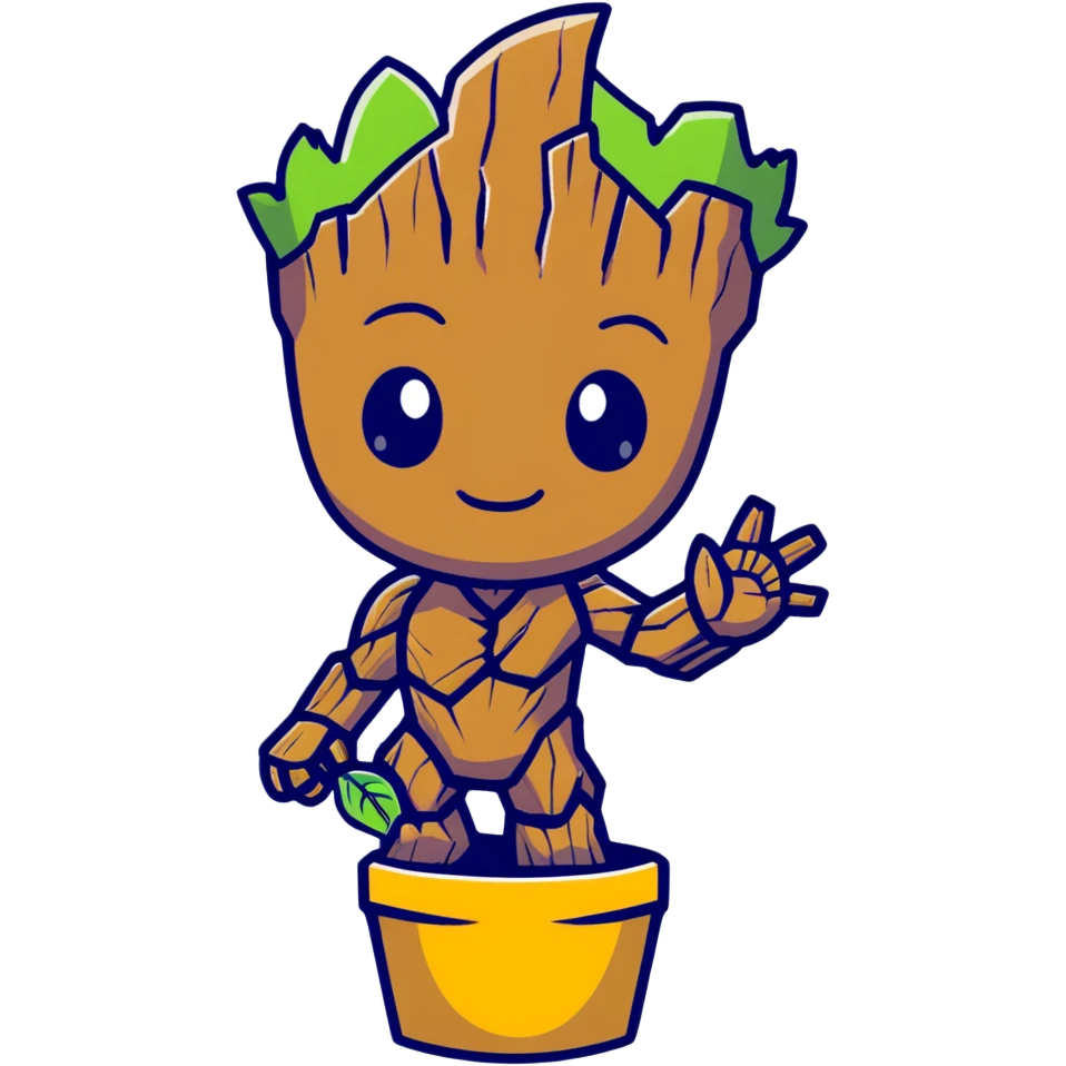 baby groot emoji