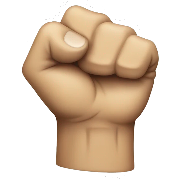 a fist emoji