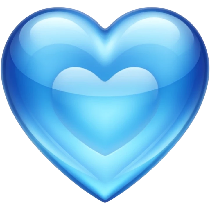 Crystal blue heart
 emoji