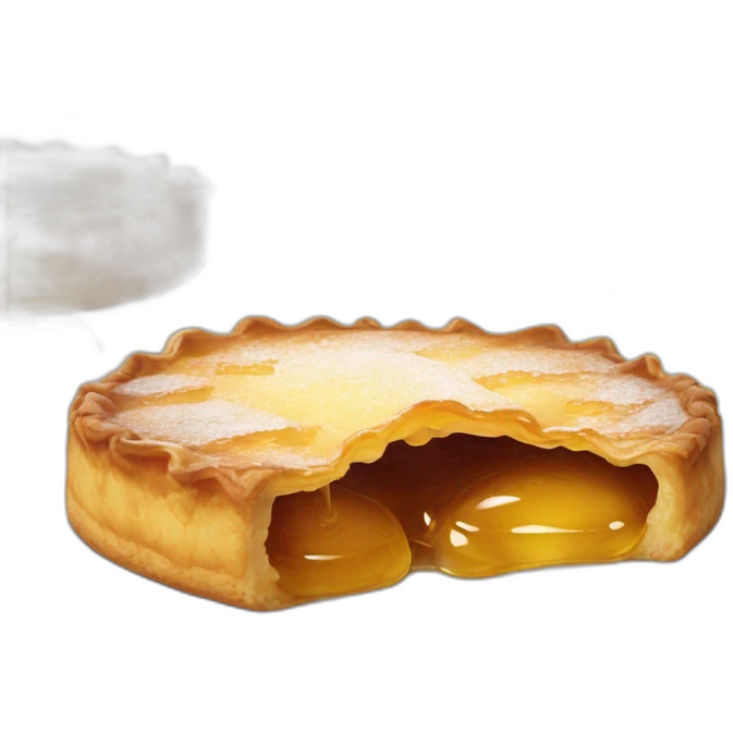 une galette gelée par le froid emoji