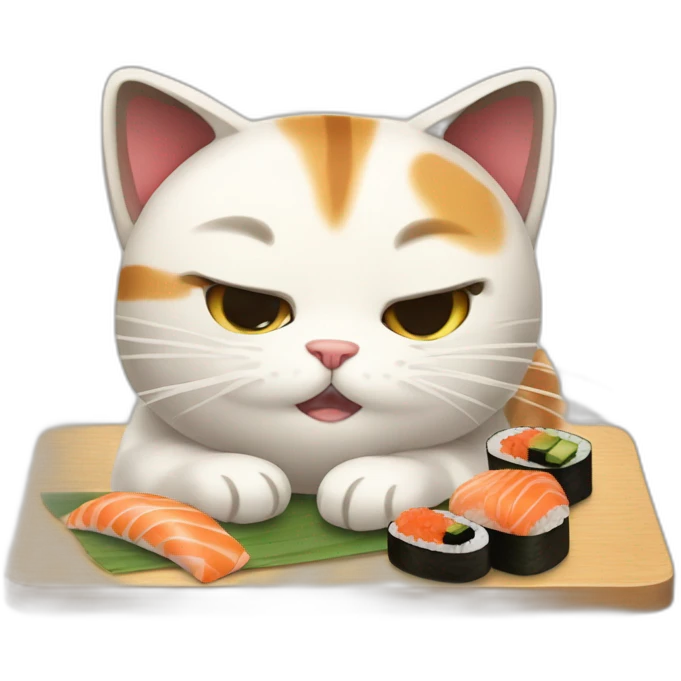 Cat sushis emoji