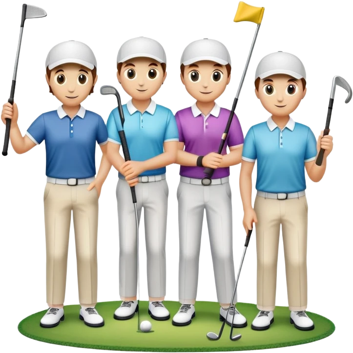 Happy Easter to golfer players emoji