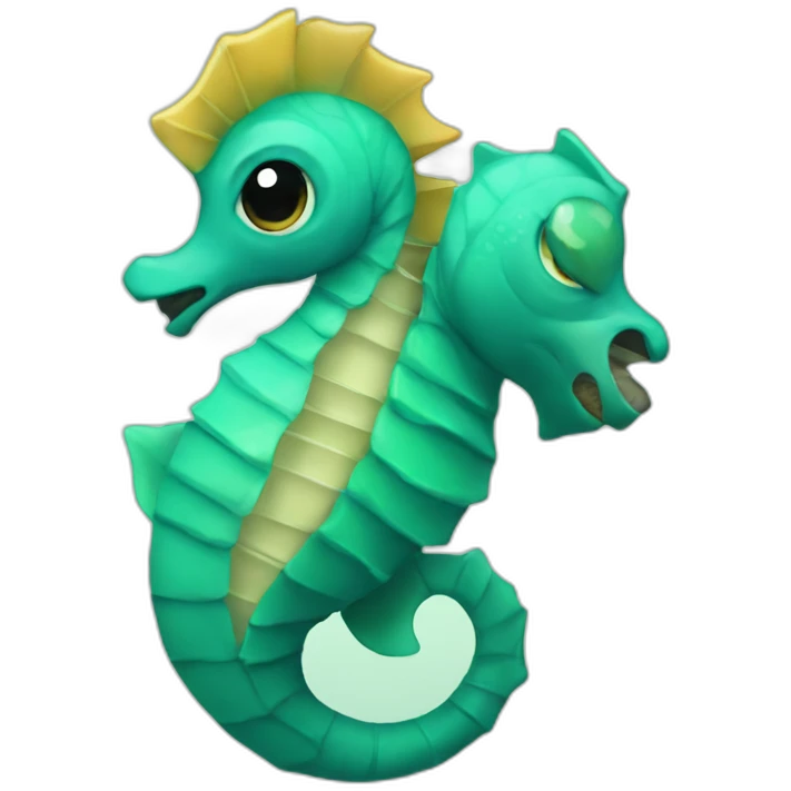Seahorse ninja emoji