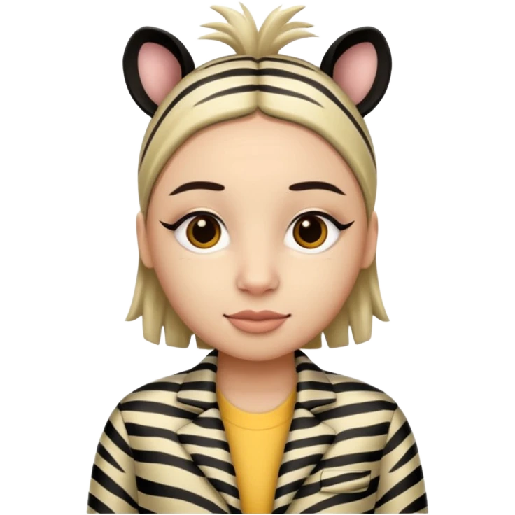 zebra Patterned Clothes  emoji