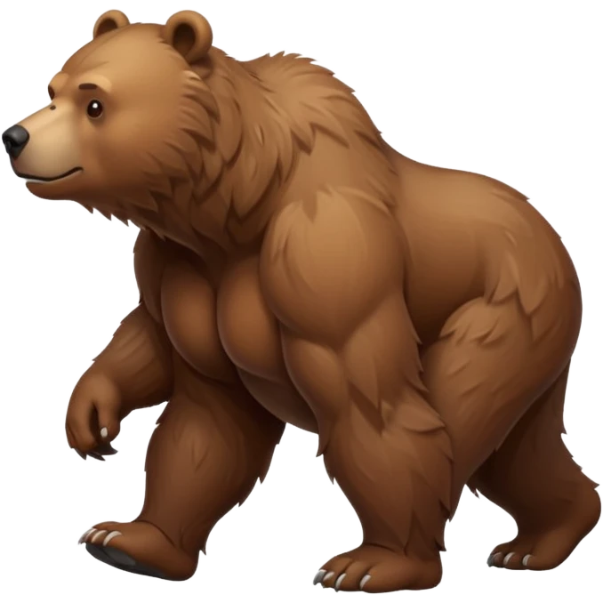 bear walking emoji