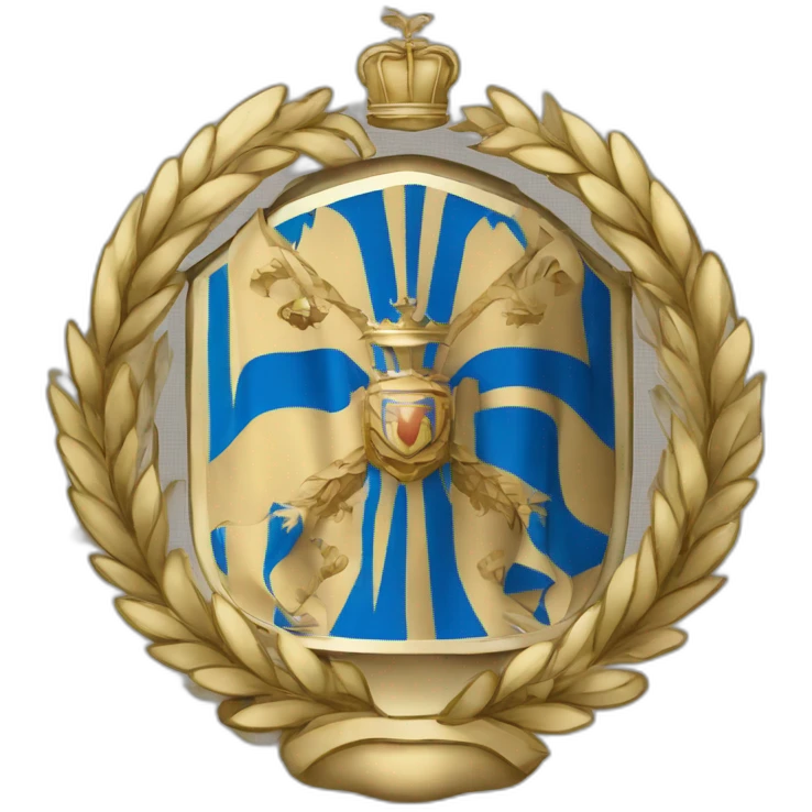 Military Coat of arms of the Kingdom of Greece emoji