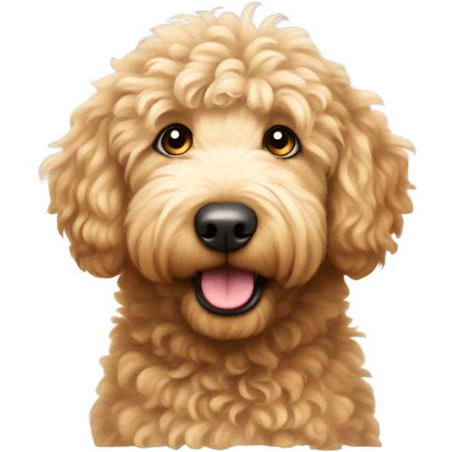 Golden doodle emoji