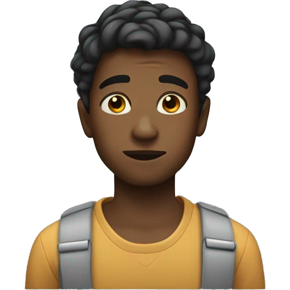 Nonchalant boy  emoji