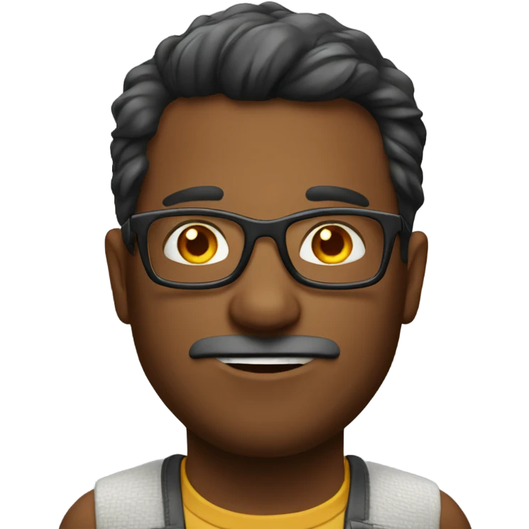 nerd man emoji